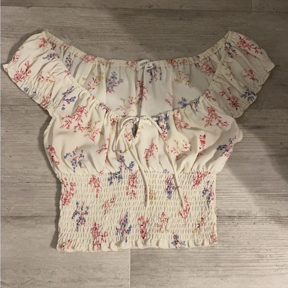 Cotton Candy LA crop top